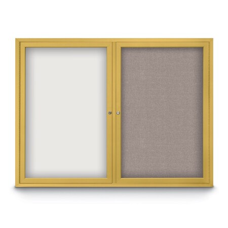United Visual Products Corkboard, Keylime/Black, 42" x 32" UV4035-BLACK-KEYLIME